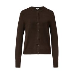 s.Oliver Red Label Fine knit cardigan with ribbed cuffs   - brown (8945)