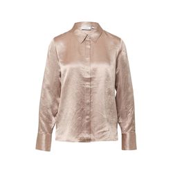 comma High-quality blouse with a crinkled look - brown (8431)