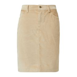 s.Oliver Red Label 5-pocket corduroy skirt - beige (8401)