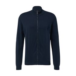 s.Oliver Black Label Feine Strickjacke aus Baumwoll-Modal-Mix - blau (5978)