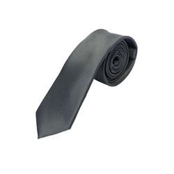 s.Oliver Black Label Krawatte aus Seidenmix mit Jacquard-Muster - grau (62M1)