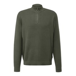 Q/S designed by Troyer mit feiner Rippstruktur aus Baumwollmischung - grün (7981)