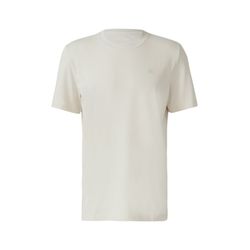 s.Oliver Red Label Heavy jersey T-shirt with crew neck and logo print - white (9000)