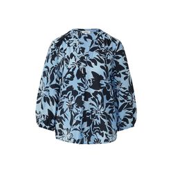 s.Oliver Red Label Viscose blend blouse in a relaxed fit - blue (51A1)