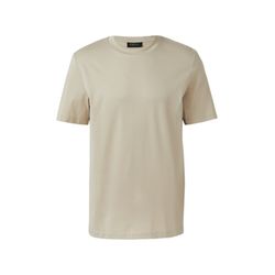s.Oliver Black Label T-shirt made of premium jersey with crew neck - beige (8148)