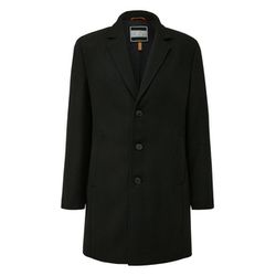Q/S designed by Mantel mit Reverskragen aus Wollmischung - schwarz (98W0)
