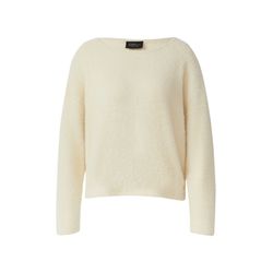 s.Oliver Black Label Flauschiger Pullover mit U-Boot-Ausschnitt  - beige (8001)