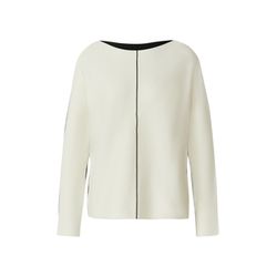 s.Oliver Black Label Knitted jumper with colour blocking - black/white (99X3)