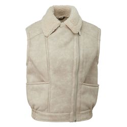 Q/S designed by Weste in Lammfelloptik - beige (8001)