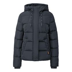 Q/S designed by Wärmend wattierte Steppjacke mit Kapuze - blau (5832)