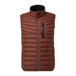 s.Oliver Red Label Leichte Steppweste mit sportiven Kontrastdetails - rot (3801)