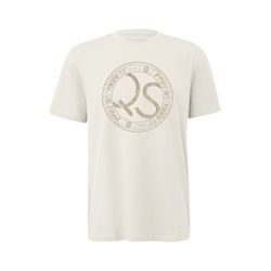 Q/S designed by T-Shirt mit Print - weiß (81D0)