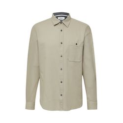 s.Oliver Red Label Regular Fit: Strukturiertes Hemd aus Waffel-Piqué - beige (8161)