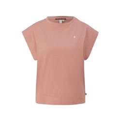 Q/S designed by T-shirt with tombantes and broderies - pink (44D0)