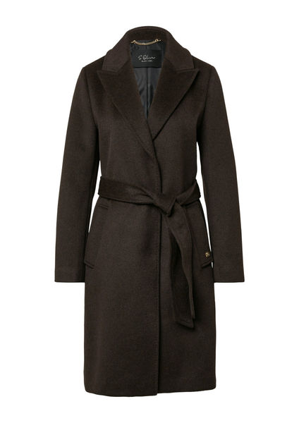 Black Label Manteau en laine mélangée avec doublure en