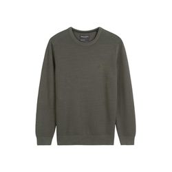 Marc O'Polo Organic cotton piqué sweater - brown (493)