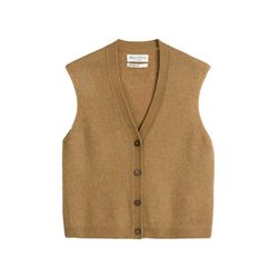 Marc O'Polo Ärmellose Strickweste - braun (721)