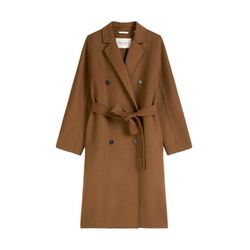 Marc O'Polo Mantel relaxed aus Doubleface-Wolle-Mix - braun (754)