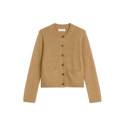 Marc O'Polo Cardigan regular aus Bouclé-Garn - braun (721)