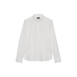 Marc O'Polo Langarm-Bluse in Stretch-Popeline-Qualität - weiß (100)