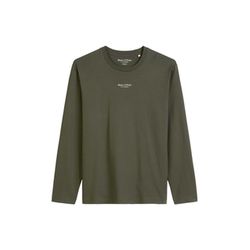 Marc O'Polo Langarmshirt aus reiner Bio-Baumwolle - braun (493)