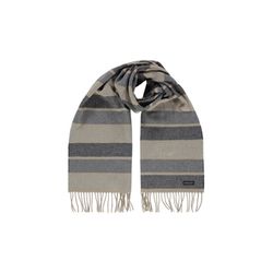 State of Art Gestreifter Schal mit Fransen - blau (5957)