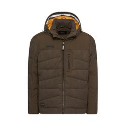 Camel active Blouson mit abnehmbarer Kapuze und elastischen Bündchen - braun (27)