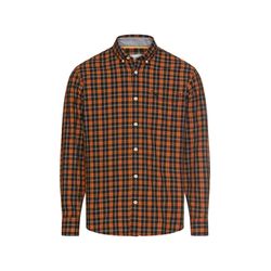 Camel active Langarm Shirt aus reiner Baumwolle mit Button-Down-Kragen - braun (55)
