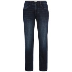 Camel active Relaxed fit cotton blend trousers - blue (47)