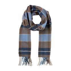 Camel active Schal aus einem Woll-Kaschmirmix - blau/braun (43)