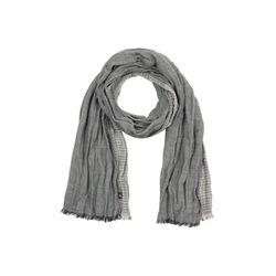 Camel active Cotton scarf with woven structure and high wearing comfort - blue (48)
