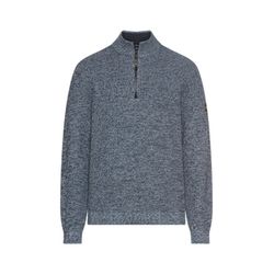 Camel active Knitted sweater with mottled structure - blue (47)