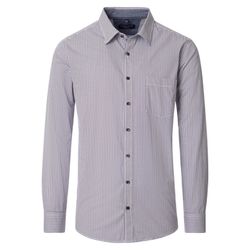 Casamoda Casual Fit: Freizeithemd - blau/rot (400)