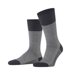 Falke Herringstripe socks - Airport - black (3000)