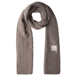 Street One Long feather yarn scarf - brown (16635)