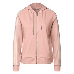 Street One Hooded jacket with decorative band - pink (16912)