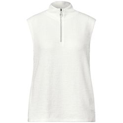 Street One Turtleneck Shirt mit Zipper - weiß (10108)