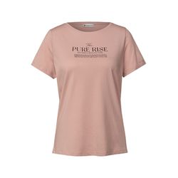 Street One Shirt with wording artwork - pink (26912)