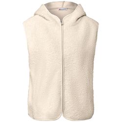 Street One Gilet Teddy avec capuche - beige (16763)