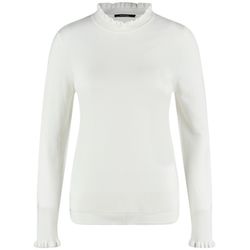 Taifun High-neck jumper - beige/white (09700)