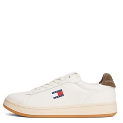Tommy Jeans Archive Court-Sneaker aus Leder - braun/weiß (0LE)