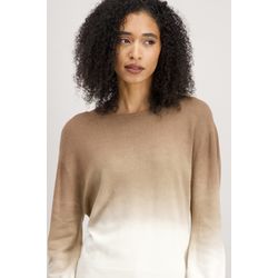 Signe nature Jumper with colour gradient - beige/brown (3)
