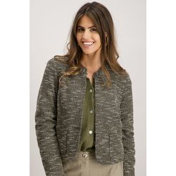 Signe nature Mottled jacket with lurex - green (15)