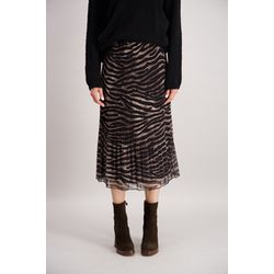 Signe nature Midi dress - brown/black (8)