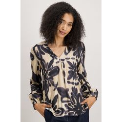 Signe nature Blouse imprimée - beige/bleu (2)