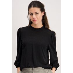 Signe nature Plain blouse with lurex - black (8)