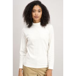 Signe nature Plain-coloured stretch cotton T-shirt - beige (1)