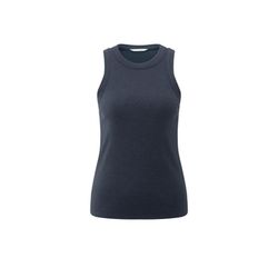 Yaya Ribbed tank top - blue (94016)