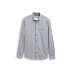Tom Tailor Regular Fit Hemd aus Baumwolle - blau (38968)