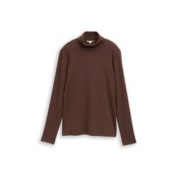 Tom Tailor Long-sleeved turtleneck shirt - brown (27506)